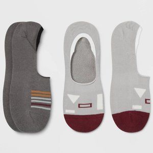 2 Pair of Thieves Men's No Show Socks 8-12 Sneaky